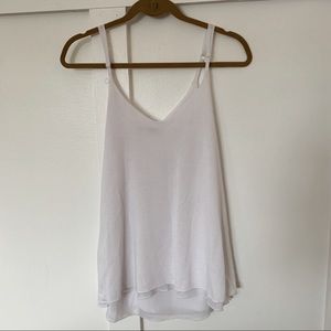 Spaghetti Strap Flowy Tank, fully Lined